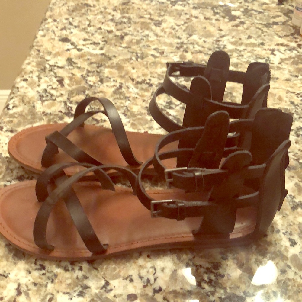 Black sandals